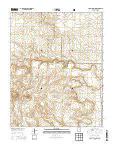 Rabbit Ear Mountain New Mexico Historical topographic map, 1:24000 scale, 7.5 X 7.5 Minute, Year 2013
