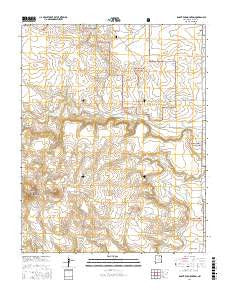 Rabbit Ear Mountain New Mexico Current topographic map, 1:24000 scale, 7.5 X 7.5 Minute, Year 2017