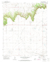 Ragland New Mexico Historical topographic map, 1:24000 scale, 7.5 X 7.5 Minute, Year 1971