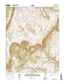 Rainsville New Mexico Current topographic map, 1:24000 scale, 7.5 X 7.5 Minute, Year 2017