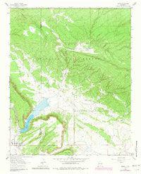 Ramah New Mexico Historical topographic map, 1:24000 scale, 7.5 X 7.5 Minute, Year 1963