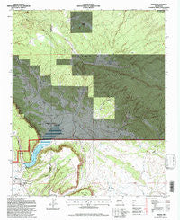 Ramah New Mexico Historical topographic map, 1:24000 scale, 7.5 X 7.5 Minute, Year 1995
