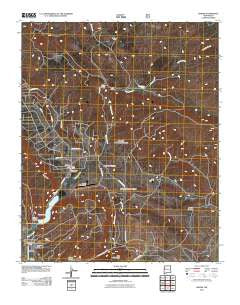 Ramah New Mexico Historical topographic map, 1:24000 scale, 7.5 X 7.5 Minute, Year 2011
