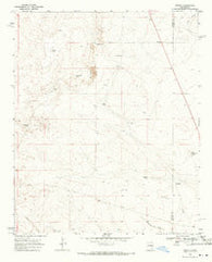 Ramon New Mexico Historical topographic map, 1:24000 scale, 7.5 X 7.5 Minute, Year 1967