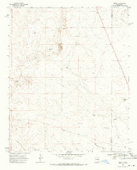 Ramon New Mexico Historical topographic map, 1:24000 scale, 7.5 X 7.5 Minute, Year 1967