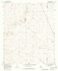Ramon New Mexico Historical topographic map, 1:24000 scale, 7.5 X 7.5 Minute, Year 1967