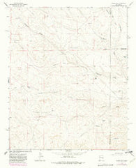 Ramon SW New Mexico Historical topographic map, 1:24000 scale, 7.5 X 7.5 Minute, Year 1967