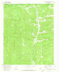Rancho Del Chaparral New Mexico Historical topographic map, 1:24000 scale, 7.5 X 7.5 Minute, Year 1970
