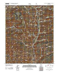 Rancho del Chaparral New Mexico Historical topographic map, 1:24000 scale, 7.5 X 7.5 Minute, Year 2011