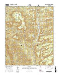 Rancho del Chaparral New Mexico Current topographic map, 1:24000 scale, 7.5 X 7.5 Minute, Year 2017
