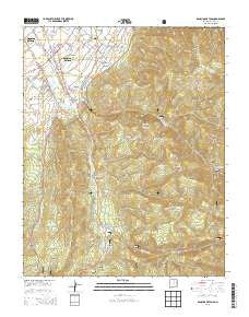 Ranchos De Taos New Mexico Current topographic map, 1:24000 scale, 7.5 X 7.5 Minute, Year 2013