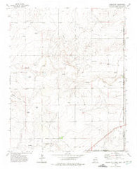 Rardin Hill New Mexico Historical topographic map, 1:24000 scale, 7.5 X 7.5 Minute, Year 1972