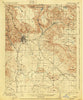 Raton New Mexico Historical topographic map, 1:62500 scale, 15 X 15 Minute, Year 1914