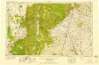 Raton New Mexico Historical topographic map, 1:250000 scale, 1 X 2 Degree, Year 1958