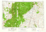 Raton New Mexico Historical topographic map, 1:250000 scale, 1 X 2 Degree, Year 1958