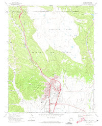 Raton New Mexico Historical topographic map, 1:24000 scale, 7.5 X 7.5 Minute, Year 1971