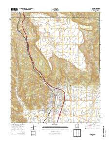 Raton New Mexico Current topographic map, 1:24000 scale, 7.5 X 7.5 Minute, Year 2013