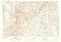 Raton New Mexico Historical topographic map, 1:250000 scale, 1 X 2 Degree, Year 1958