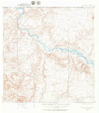 Rattlesnake New Mexico Historical topographic map, 1:62500 scale, 15 X 15 Minute, Year 1934