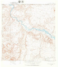Rattlesnake New Mexico Historical topographic map, 1:62500 scale, 15 X 15 Minute, Year 1934