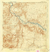 Rattlesnake New Mexico Historical topographic map, 1:62500 scale, 15 X 15 Minute, Year 1937