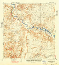 Rattlesnake New Mexico Historical topographic map, 1:62500 scale, 15 X 15 Minute, Year 1937