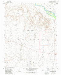 Rattlesnake New Mexico Historical topographic map, 1:24000 scale, 7.5 X 7.5 Minute, Year 1983