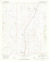 Rattlesnake Canyon New Mexico Historical topographic map, 1:24000 scale, 7.5 X 7.5 Minute, Year 1969