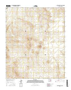Rattlesnake Hill New Mexico Current topographic map, 1:24000 scale, 7.5 X 7.5 Minute, Year 2017