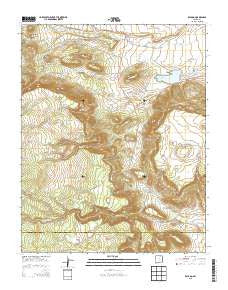 Rayado New Mexico Current topographic map, 1:24000 scale, 7.5 X 7.5 Minute, Year 2013