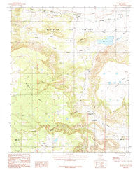 Rayado New Mexico Historical topographic map, 1:24000 scale, 7.5 X 7.5 Minute, Year 1987