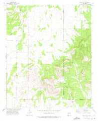 Rayo Hills New Mexico Historical topographic map, 1:24000 scale, 7.5 X 7.5 Minute, Year 1972