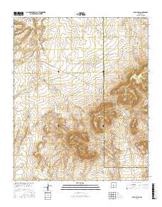 Rayo Hills New Mexico Current topographic map, 1:24000 scale, 7.5 X 7.5 Minute, Year 2017