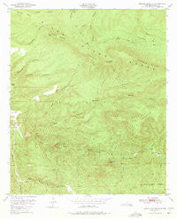 Reading Mountain New Mexico Historical topographic map, 1:24000 scale, 7.5 X 7.5 Minute, Year 1950