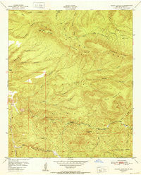 Reading Mountain New Mexico Historical topographic map, 1:24000 scale, 7.5 X 7.5 Minute, Year 1952
