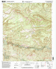 Reading Mountain New Mexico Historical topographic map, 1:24000 scale, 7.5 X 7.5 Minute, Year 1999