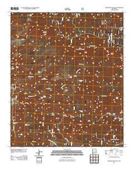 Reading Mountain New Mexico Historical topographic map, 1:24000 scale, 7.5 X 7.5 Minute, Year 2011