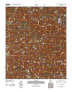 Reading Mountain New Mexico Historical topographic map, 1:24000 scale, 7.5 X 7.5 Minute, Year 2011