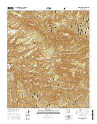 Reading Mountain New Mexico Current topographic map, 1:24000 scale, 7.5 X 7.5 Minute, Year 2017