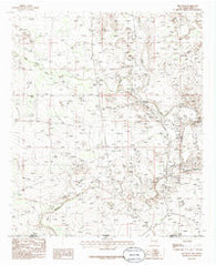 Red Bluff New Mexico Historical topographic map, 1:24000 scale, 7.5 X 7.5 Minute, Year 1985