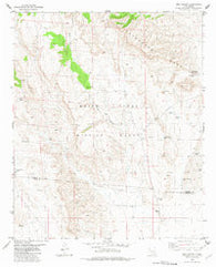 Red Canyon New Mexico Historical topographic map, 1:24000 scale, 7.5 X 7.5 Minute, Year 1982
