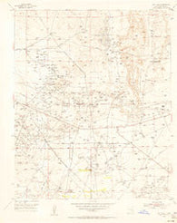Red Hill New Mexico Historical topographic map, 1:24000 scale, 7.5 X 7.5 Minute, Year 1955