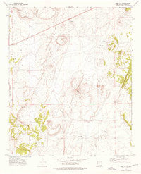 Red Hill New Mexico Historical topographic map, 1:24000 scale, 7.5 X 7.5 Minute, Year 1972