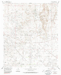 Red Lake New Mexico Historical topographic map, 1:24000 scale, 7.5 X 7.5 Minute, Year 1955