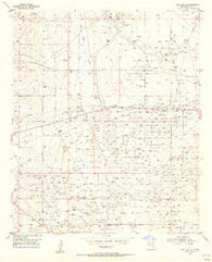 Red Lake SE New Mexico Historical topographic map, 1:24000 scale, 7.5 X 7.5 Minute, Year 1955