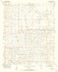 Red Lake SE New Mexico Historical topographic map, 1:24000 scale, 7.5 X 7.5 Minute, Year 1955