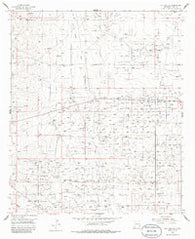 Red Lake SE New Mexico Historical topographic map, 1:24000 scale, 7.5 X 7.5 Minute, Year 1955