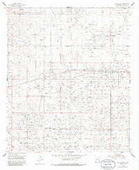 Red Lake SE New Mexico Historical topographic map, 1:24000 scale, 7.5 X 7.5 Minute, Year 1955