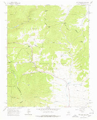 Red River Pass New Mexico Historical topographic map, 1:24000 scale, 7.5 X 7.5 Minute, Year 1963