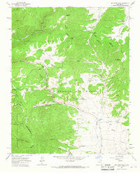 Red River Pass New Mexico Historical topographic map, 1:24000 scale, 7.5 X 7.5 Minute, Year 1963